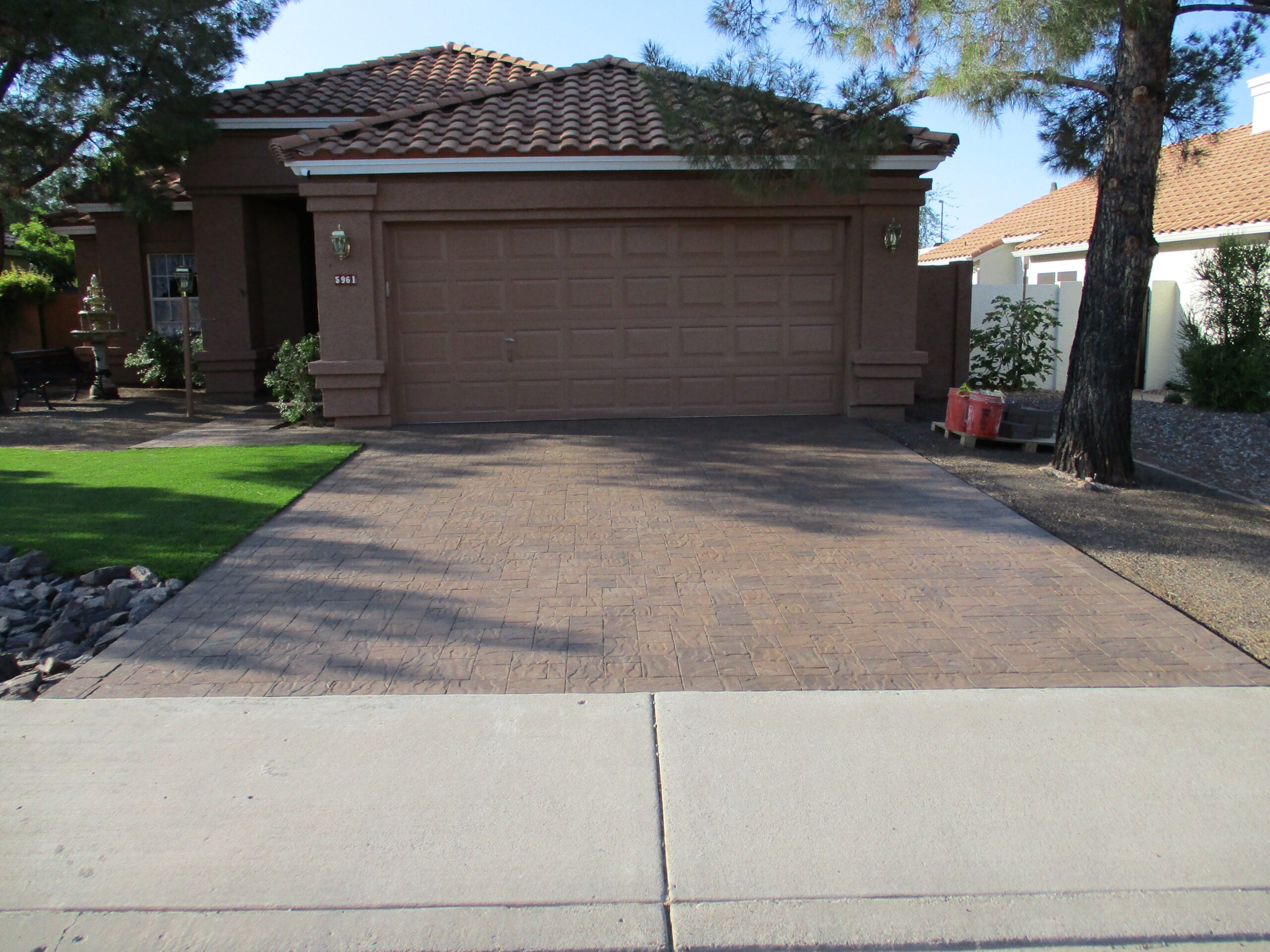 Belgard paver driveway